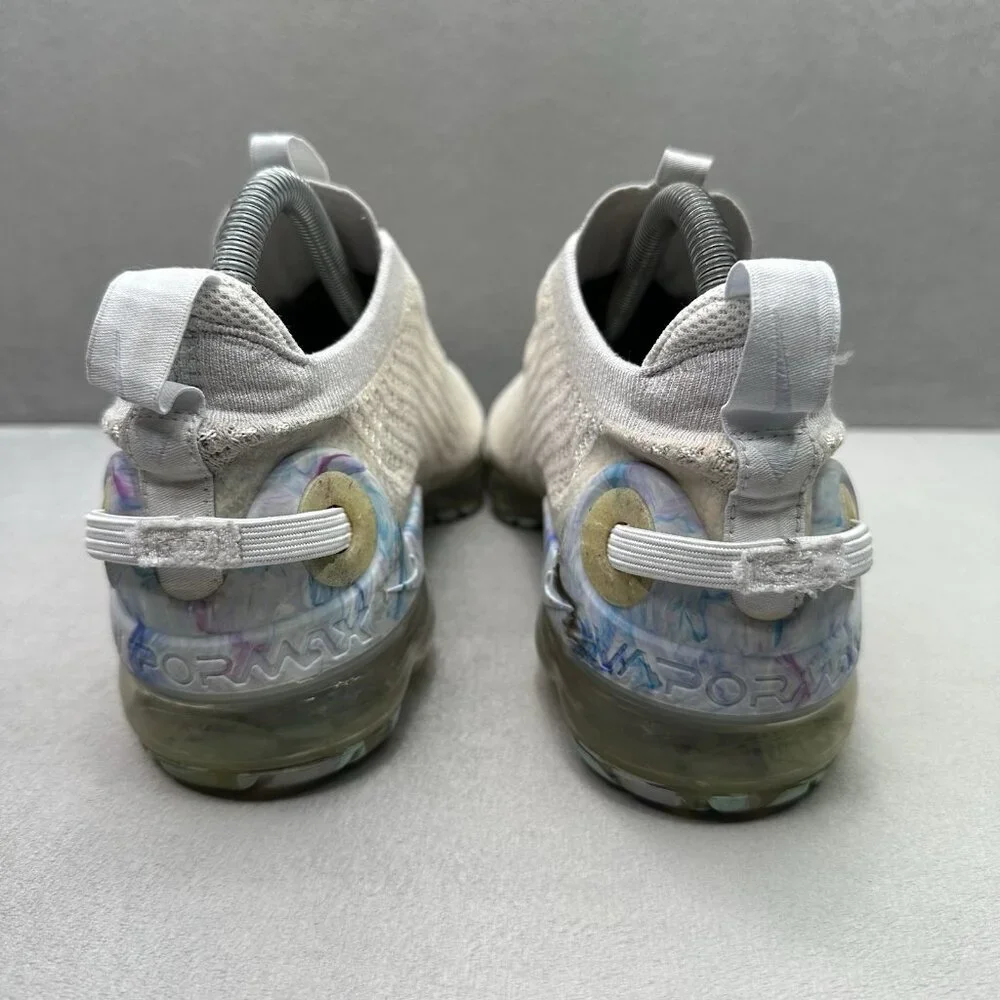 Womens Size 7.5 Nike Air VaporMax 2020‎ Flyknit Shoes Summit White Running